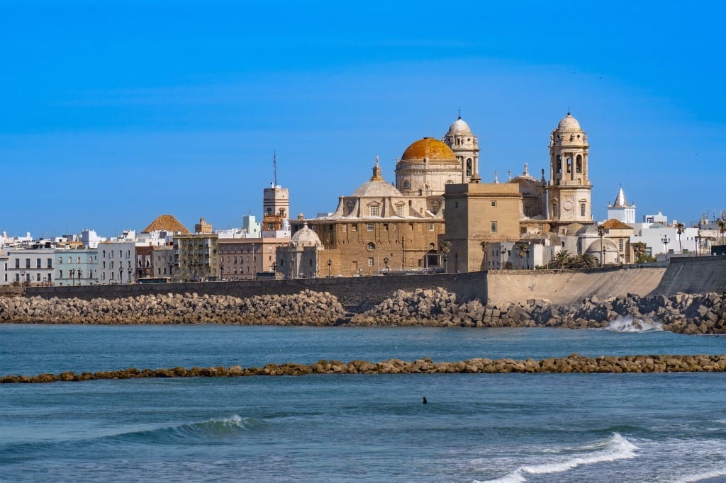 Cádiz Cathedral on the waterfront